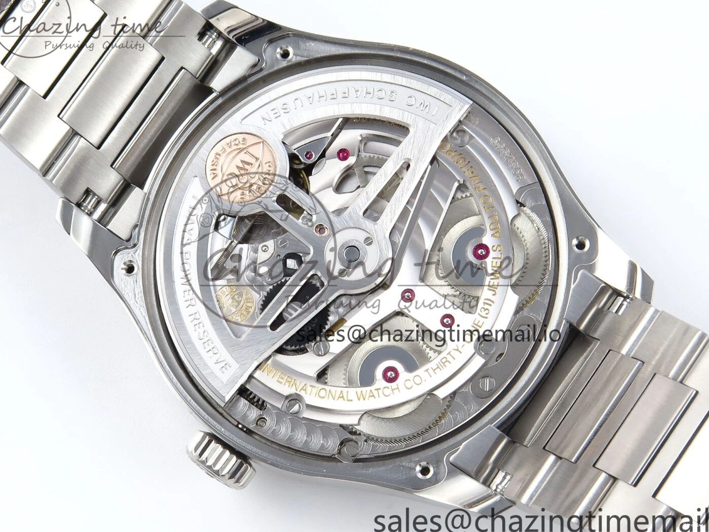 MIROTIME 0111 Portugieser Auto IWC0562E APSF 1:1 Best Edition Blue Dial on SS Bracelet A Timeless 6997